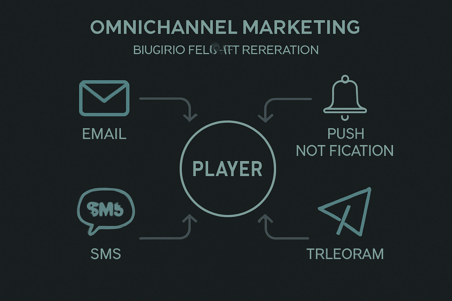 Analytics dashboard showing segmentation results